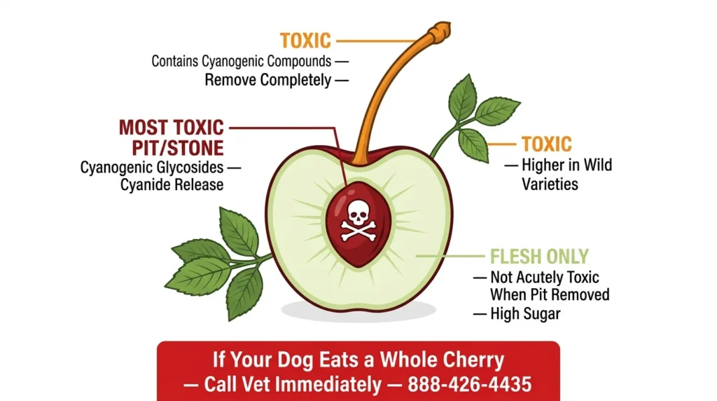 Dangers of Feeding Dogs Cherries