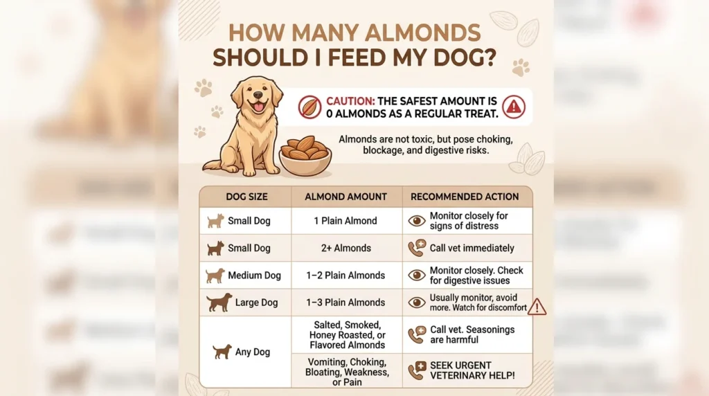 How Many Almonds Should I Feed My Dog?