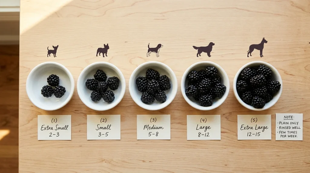 How Many Blackberries Should I Feed My Dog?