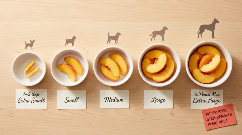 How Many Peaches Can a Dog Eat?