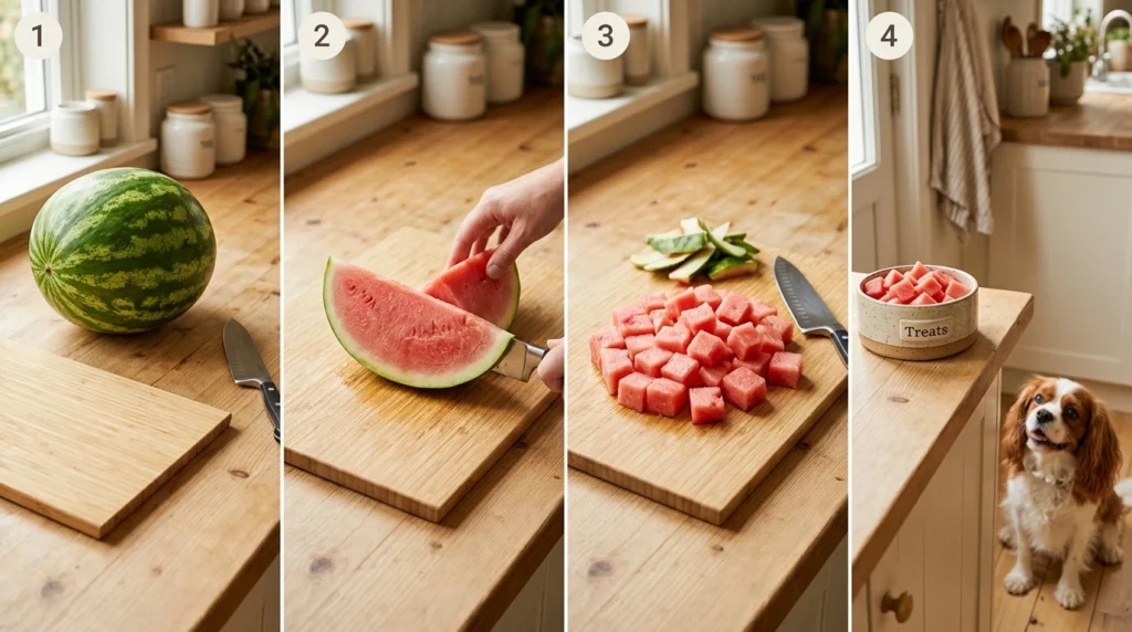 How to Feed a Dog Watermelon?