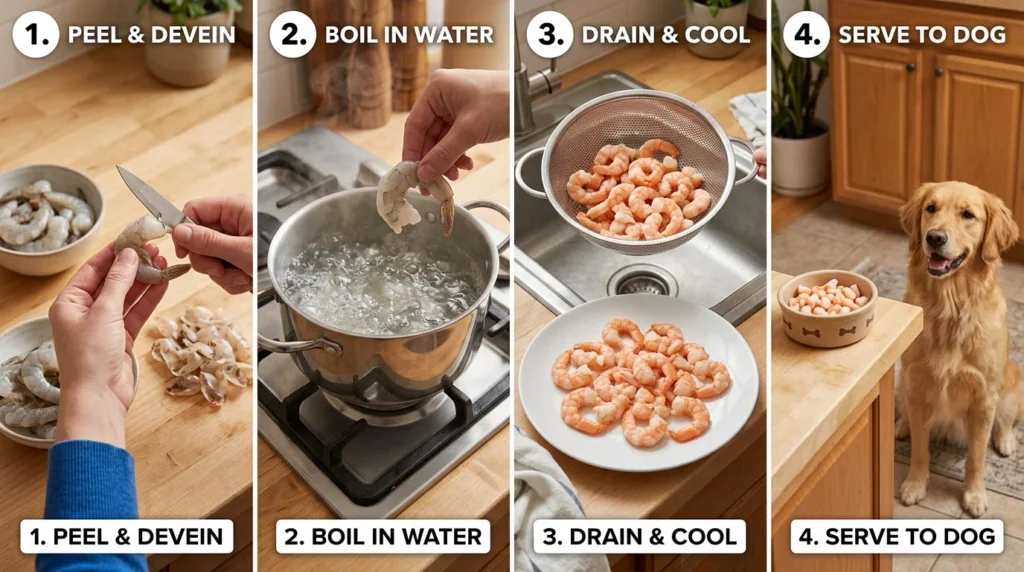 How to Prepare Shrimp for Dogs