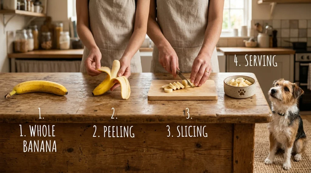 How to Serve Bananas for Dogs?