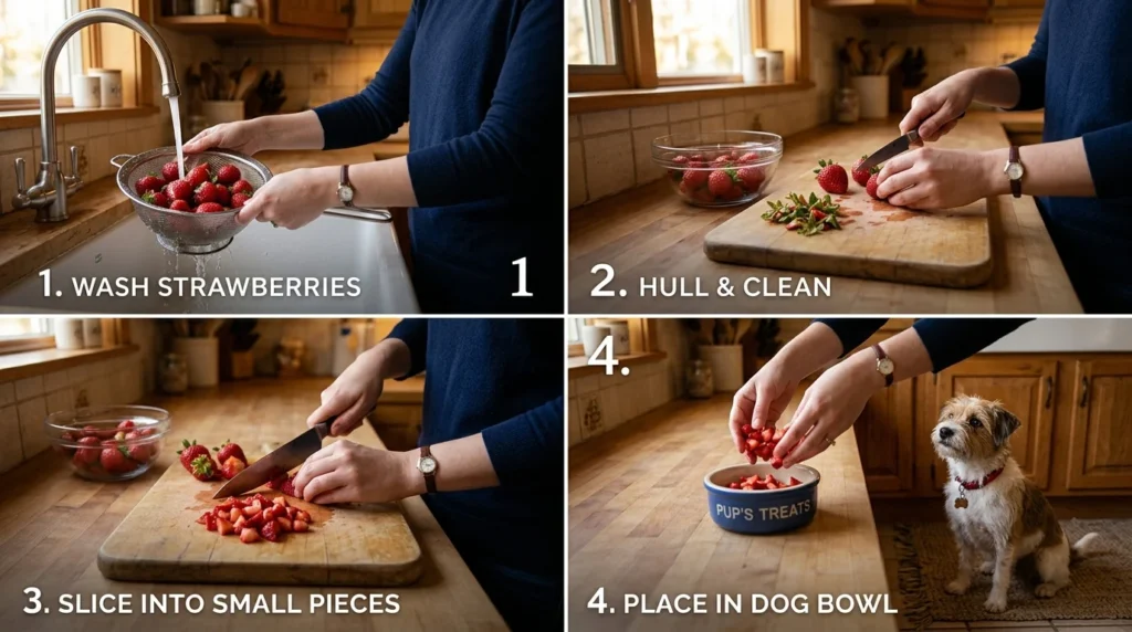 How to Serve Strawberries to Your Dog
