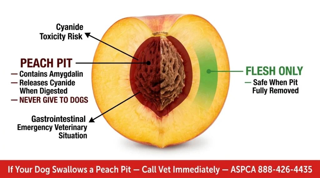 Risks of Feeding Peaches to Dogs