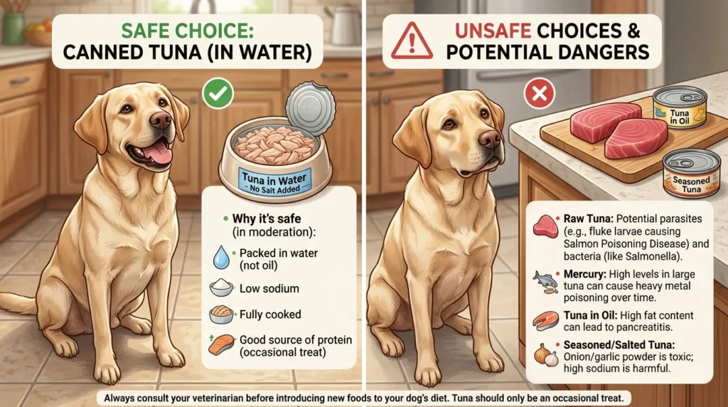Can Dogs Eat Canned or Raw Tuna?