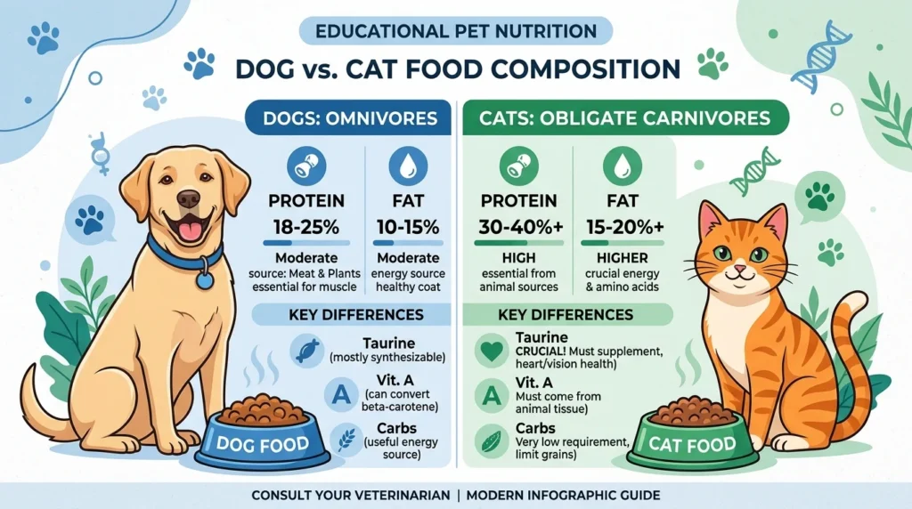 Is Cat Food Good for Dogs to Eat?