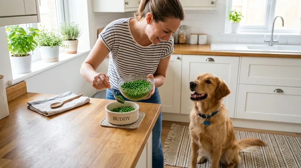 How to Safely Share Peas With Your Dog