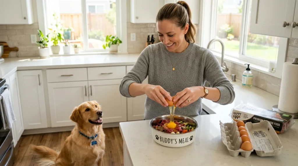 How to Safely Share Raw Eggs With Your Dog