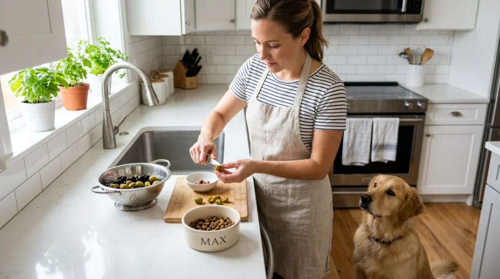 How to Safely Share Olives With Your Dog