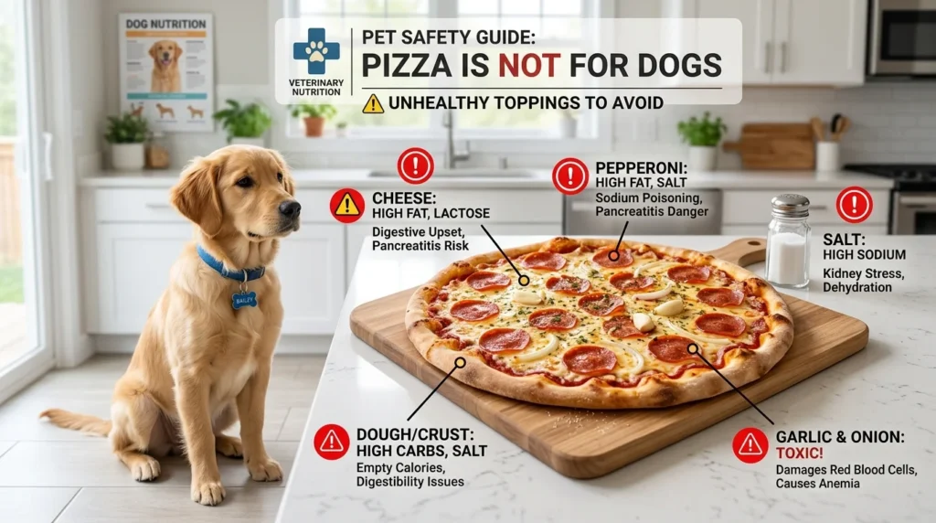 Is Pizza Good for Dogs to Eat?