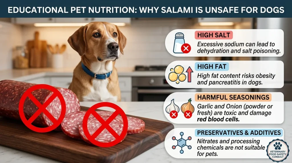 Does Salami Have Any Risks For Dogs?