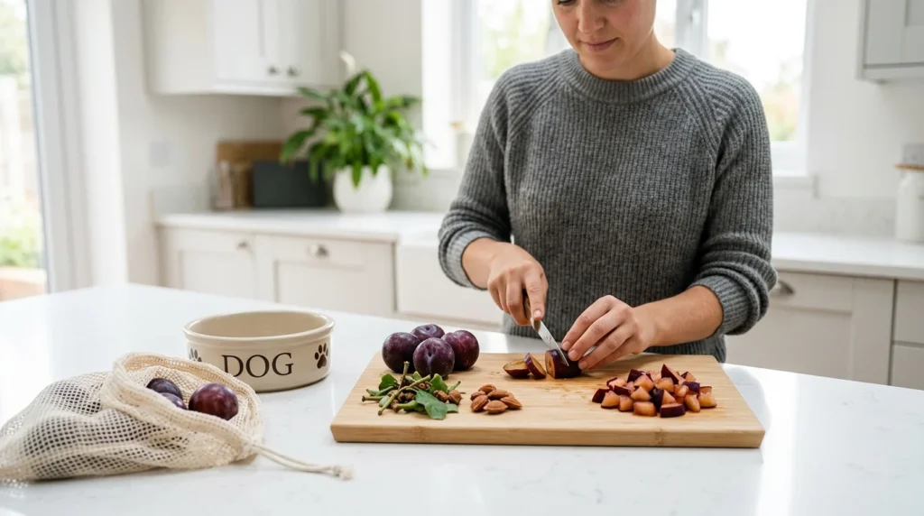 How to Safely Share Plums With Your Dog