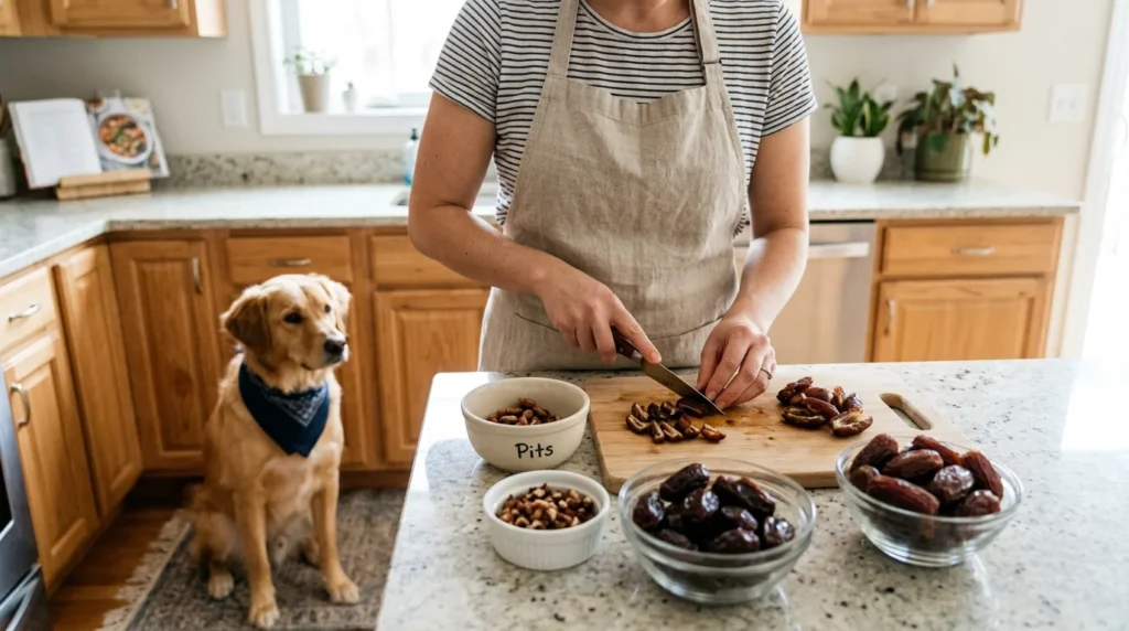 How to Safely Share Dates With Your Dog