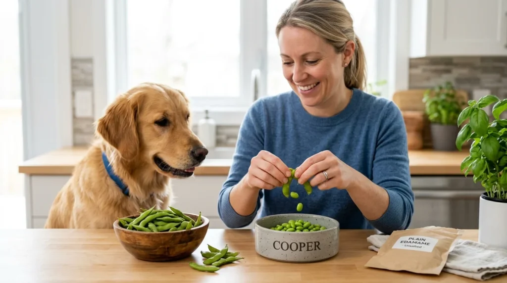 How to Safely Share Edamame With Your Dog