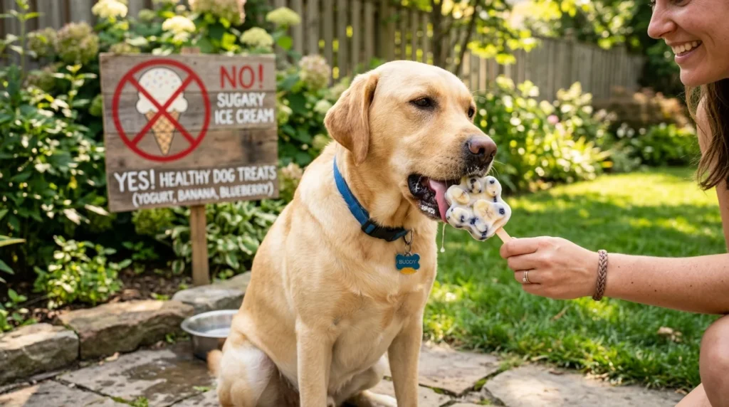 How to Safely Share Frozen Treats With Your Dog