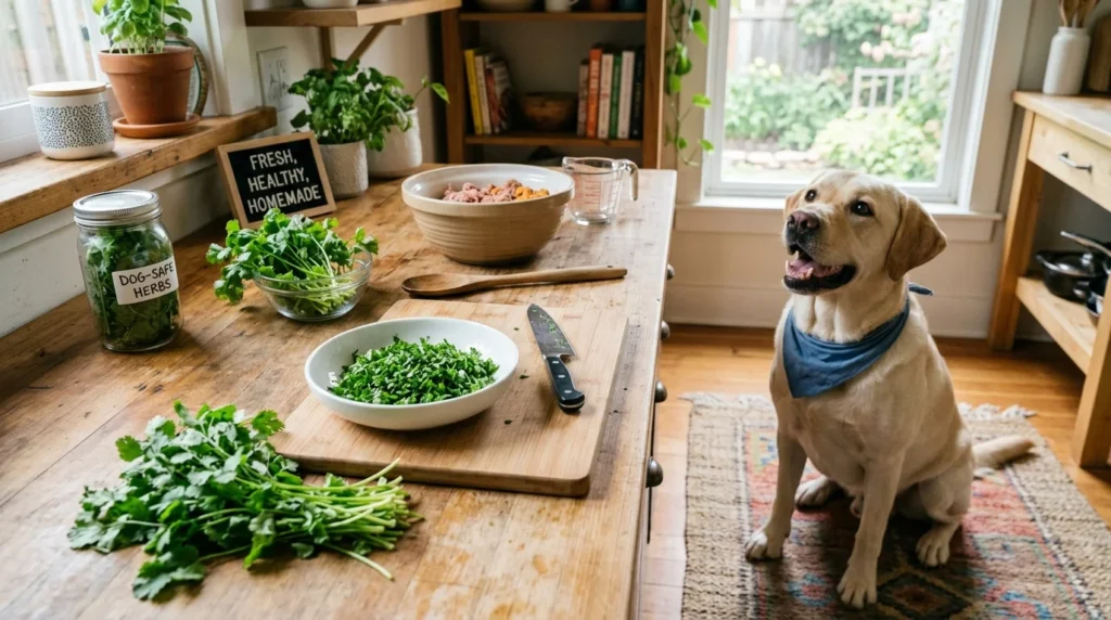 How to Safely Share Cilantro With Your Dog