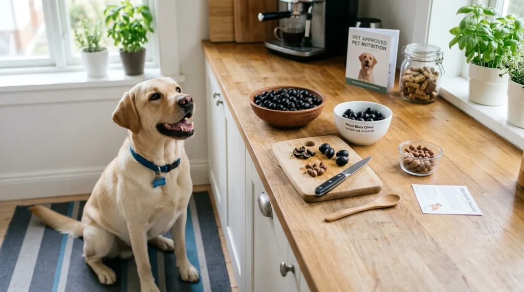 How to Safely Share Black Olives With Your Dog