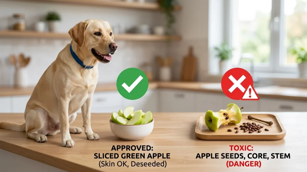 How to Safely Share Green Apples With Your Dog