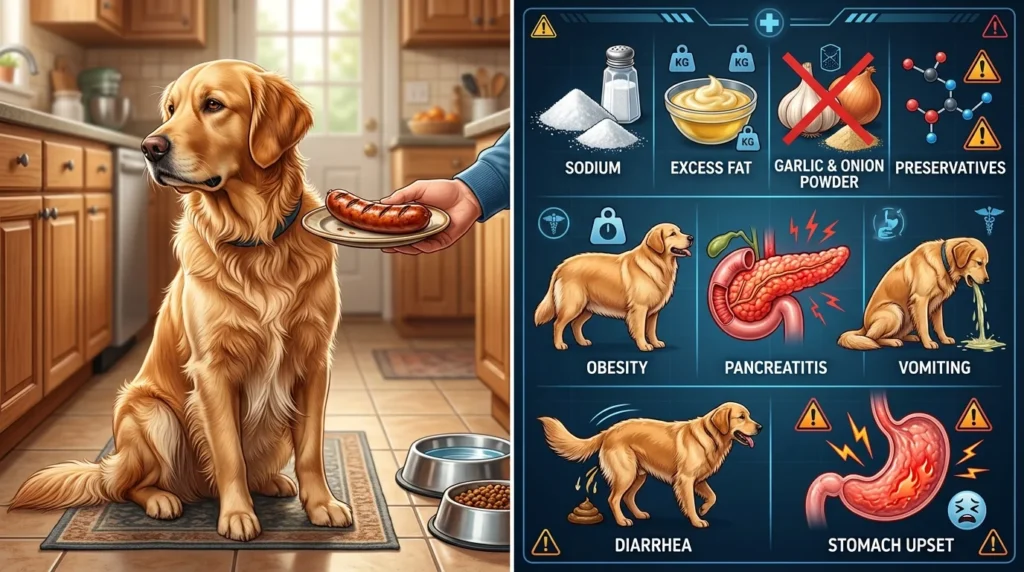 Does Sausage Have Any Risks For Dogs?