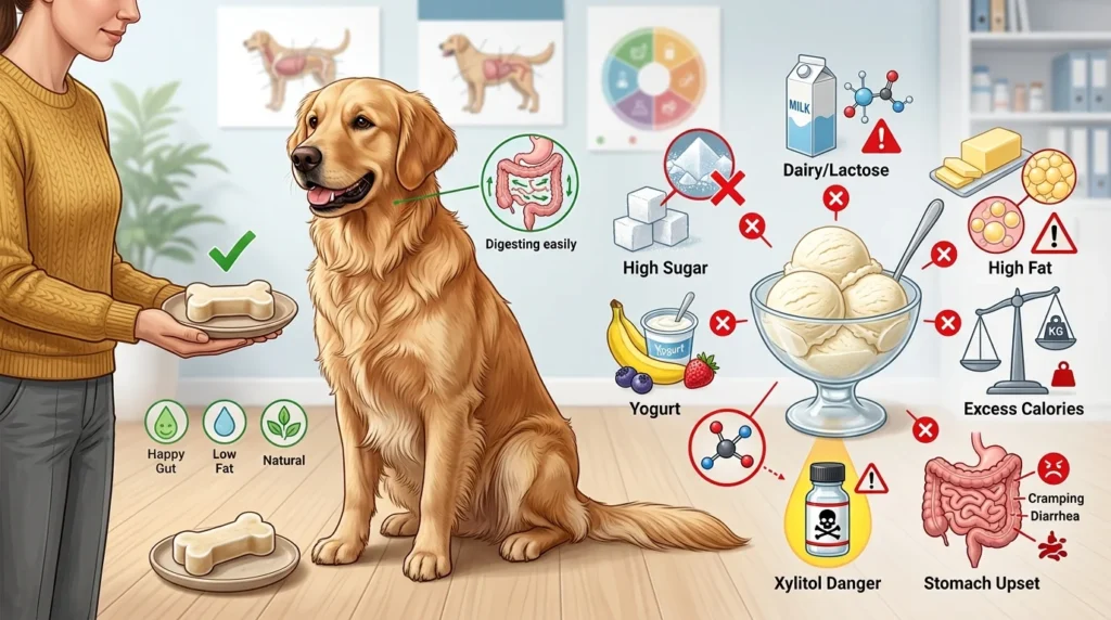 Does Vanilla Ice Cream Have Benefits for Dogs?