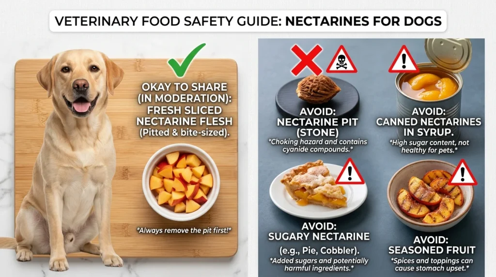How to Safely Share Nectarines With Your Dog