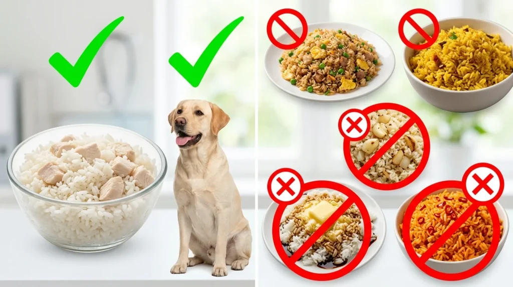How to Safely Share White Rice With Your Dog