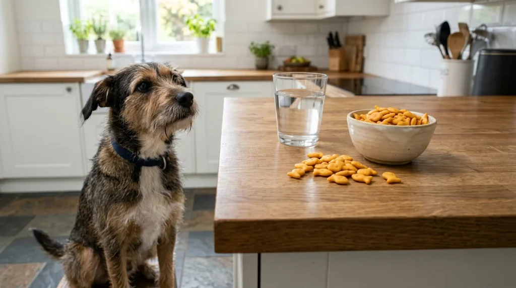 Goldfish Crackers and Salt