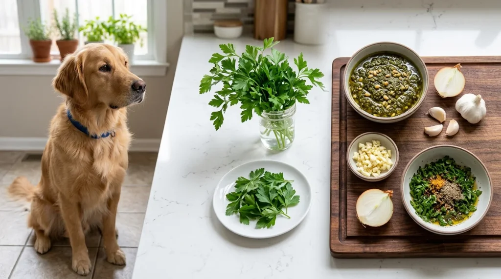 Can Dogs Eat Parsley With Onion?